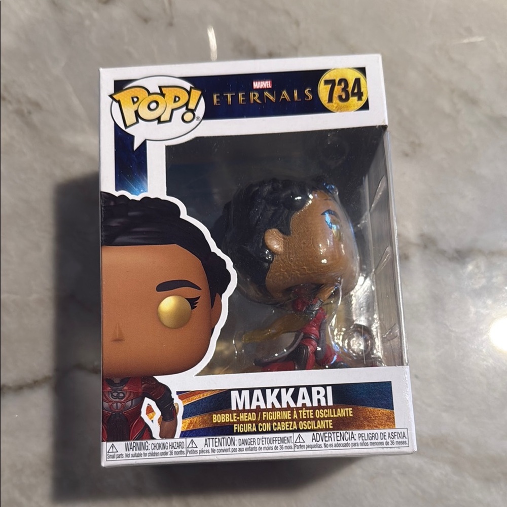 Funko Eternals Makkari Figure with Red and Black Design
